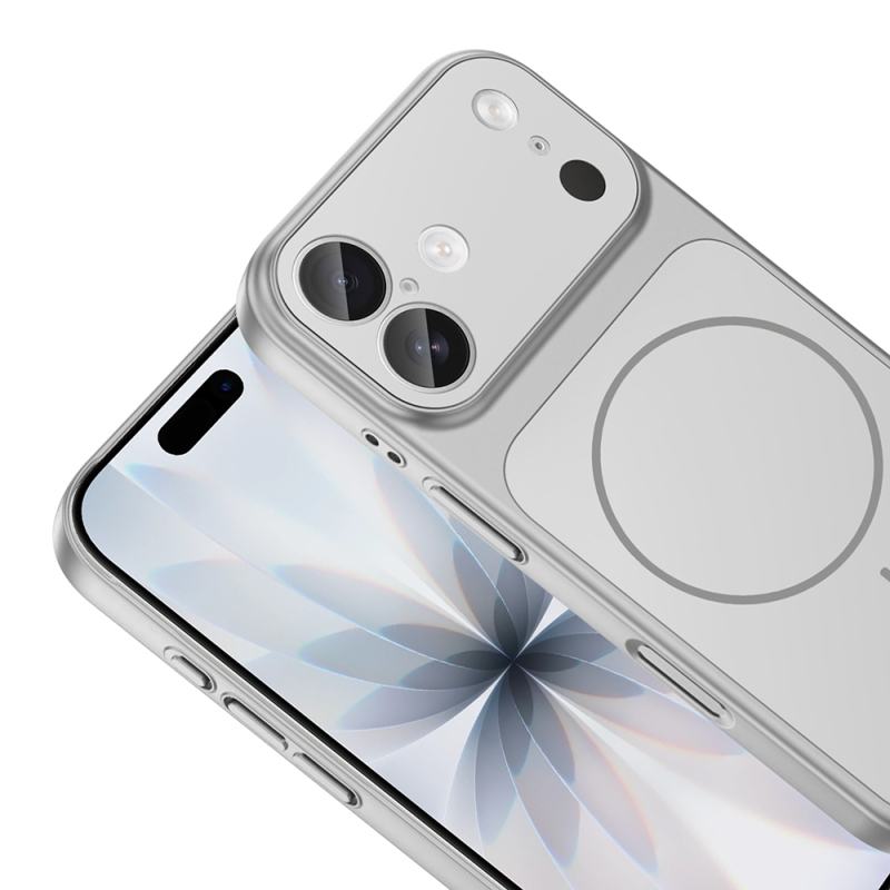 Apple iPhone 17 Kılıf Zore M-Safe Şarj Özellikli Kamera Korumalı Formen Kapak - 17