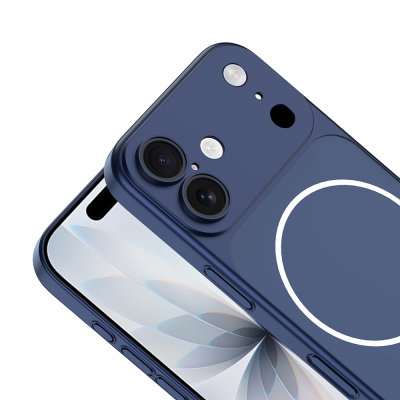 Apple iPhone 17 Kılıf Zore M-Safe Şarj Özellikli Kamera Korumalı Spark Kapak - 9