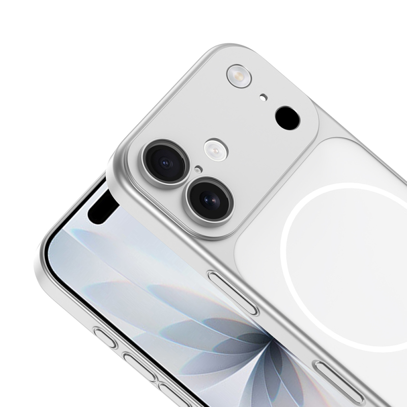 Apple iPhone 17 Kılıf Zore M-Safe Şarj Özellikli Kamera Korumalı Spark Kapak - 10