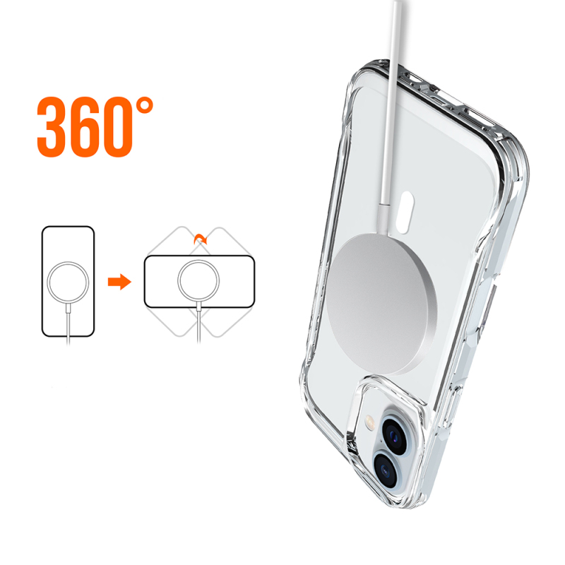 Apple iPhone 17 Kılıf Zore M-safe Şarj Özellikli T-Max M-safe Kapak - 10
