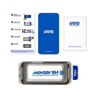 Apple iPhone 17 Mohseven M6 HD Tempered Glass Screen Protector + Easy Application Tool - 6