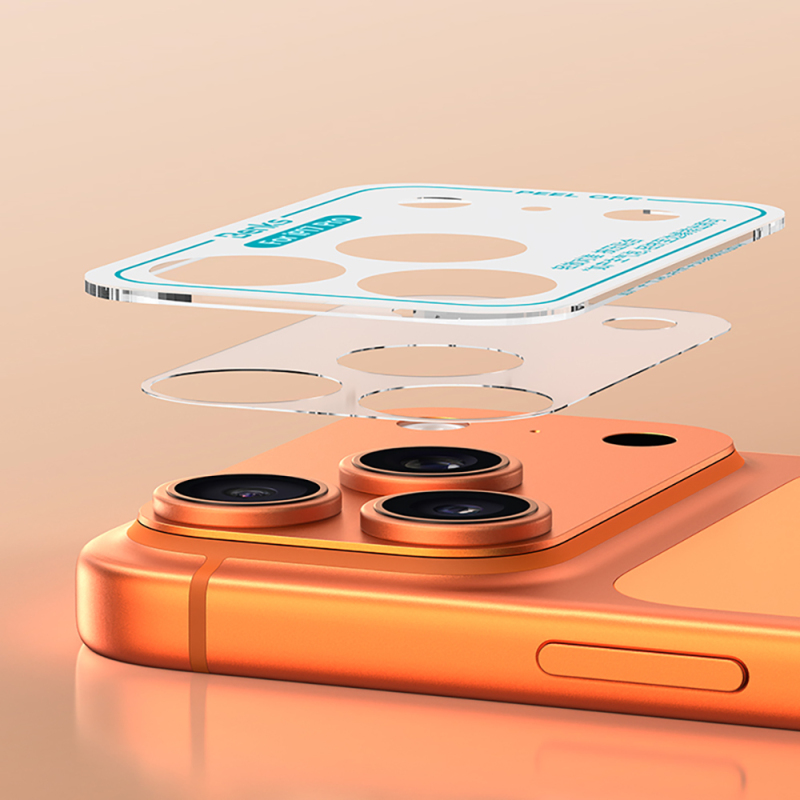 Apple iPhone 17 Pro Benks Çizilmelere Karşı Dayanıklı 0.35mm Mat Kamera Full Lens Koruyucu - 6