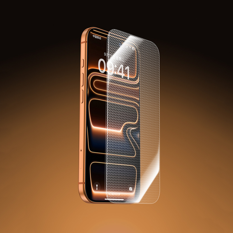 Apple iPhone 17 Pro Benks Glass Warrior 2.0 EZFita Safir Cam Ekran Koruyucu + Kolay Uygulama Aparatı - 14