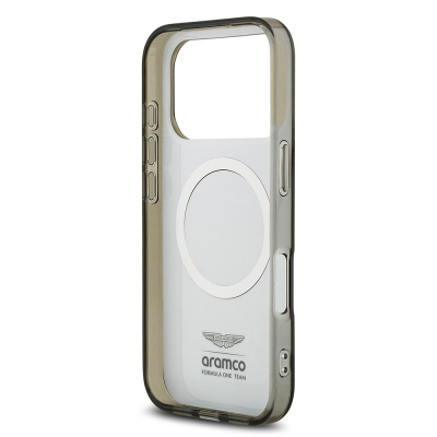 Apple iPhone 17 Pro Case Aston Martin Original Licensed M-Safe Charging Feature IML Print Logo Formula Design Cover - 8