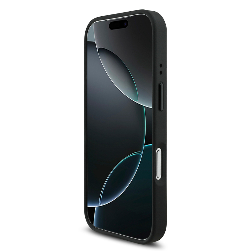 Apple iPhone 17 Pro Case BMW Original Licensed M-Safe Charging Feature M Logo Three Stripe Perforated Leather Cover - 7