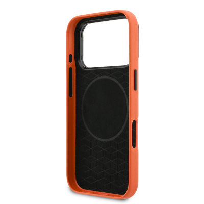 Apple iPhone 17 Pro Case BMW Original Licensed M-safe Charging Feature Stand Metal Camera Frame M Logo PU Leather Cover - 7