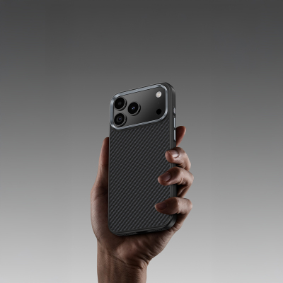 Apple iPhone 17 Pro Case Carbon Fiber M-Safe Charging Feature Benks Hybrid ArmorPro 600D Kevlar Cover - 7