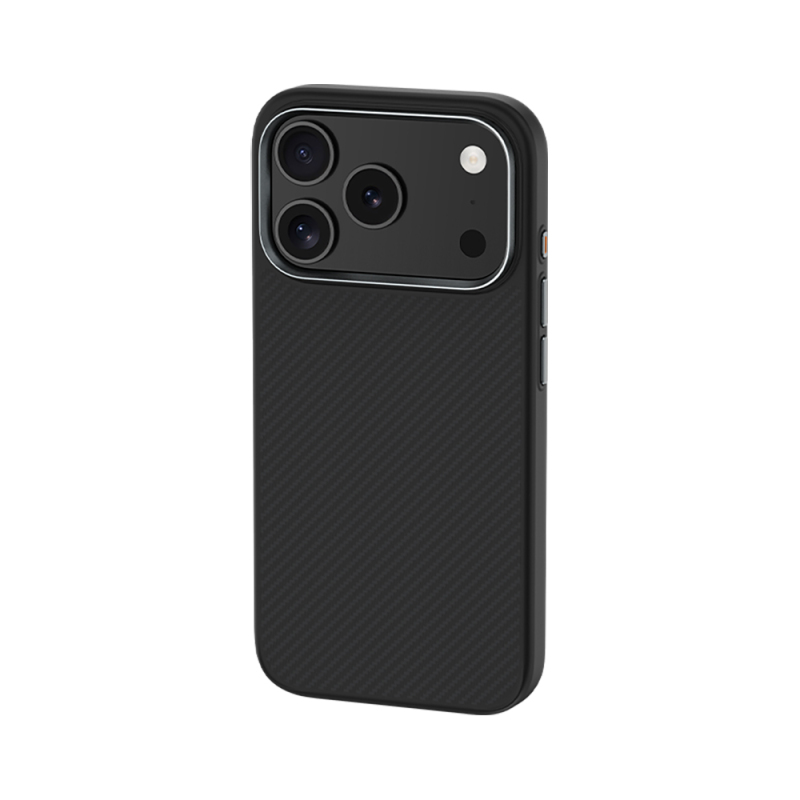 Apple iPhone 17 Pro Case Carbon Fiber M-Safe Charging Feature Benks Hybrid ArmorPro 600D Kevlar Cover - 3