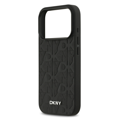 Apple iPhone 17 Pro Case DKNY Original Licensed M-safe Charging Feature 3D Printed Grid Pattern Cover - 15