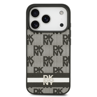 Apple iPhone 17 Pro Case DKNY Original Licensed M-safe Charging Feature 3D Printed Metal Logo Cover - 4