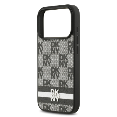 Apple iPhone 17 Pro Case DKNY Original Licensed M-safe Charging Feature 3D Printed Metal Logo Cover - 7