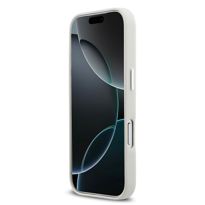 Apple iPhone 17 Pro Case DKNY Original Licensed M-safe Charging Feature PU Large Vertical Logo Cover - 8