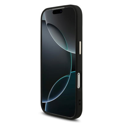 Apple iPhone 17 Pro Case Guess Original Licensed Gold Metal Camera Frame 4G Patterned Metal Big 4G and Text Logo Cover - 8