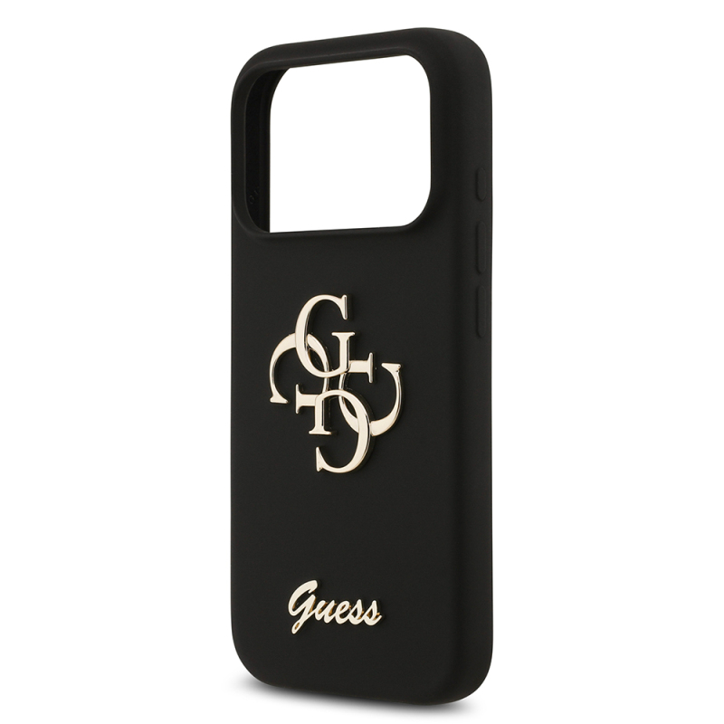 Apple iPhone 17 Pro Case Guess Original Licensed Grained Text Logo Cover - 10