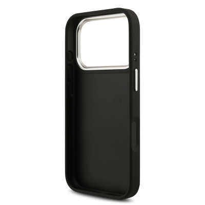 Apple iPhone 17 Pro Case Guess Original Licensed PU Leather 4G Large Metal Logo Design Cover - 8
