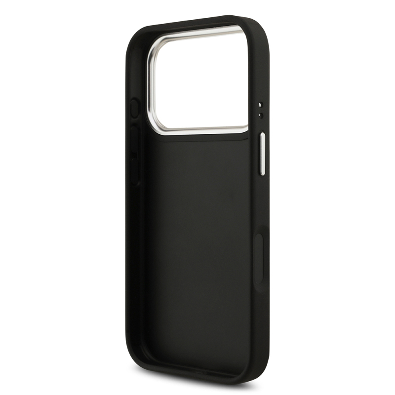 Apple iPhone 17 Pro Case Guess Original Licensed PU Leather 4G Large Metal Logo Design Cover - 8