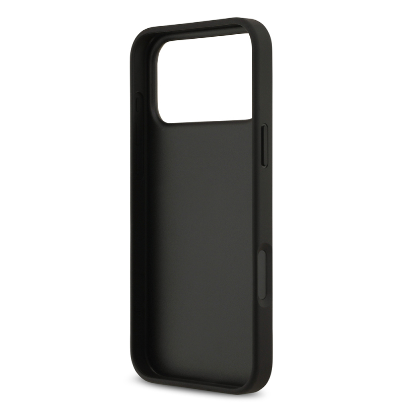 Apple iPhone 17 Pro Case Guess Original Licensed PU Leather 4G Patterned Triangle Logo Cover - 5