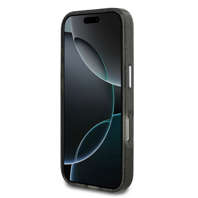 Apple iPhone 17 Pro Case Karl Lagerfeld Original Licensed Shining Glittery Karl & Choupette Heads Cover - 14