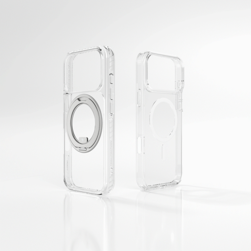 Apple iPhone 17 Pro Case M-Safe Charging Airbag Design Stand AmazingThing Titan Pro MagSpin Cover - 20