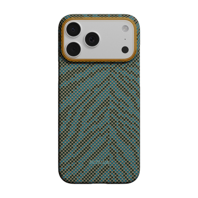 Apple iPhone 17 Pro Case M-safe Charging Enabled Aramid Fiber Pitaka Breath of Veins Series Cover - 2