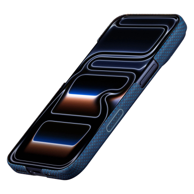 Apple iPhone 17 Pro Case M-safe Charging Enabled Aramid Fiber Pitaka Sakura Hours Series Cover - 14