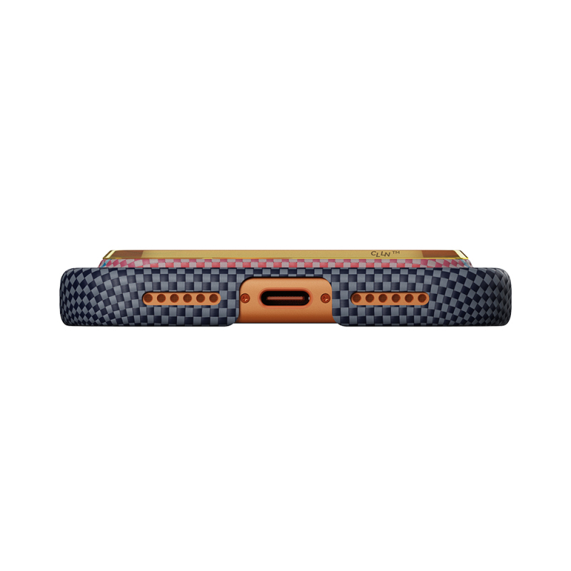 Apple iPhone 17 Pro Case M-safe Charging Enabled Aramid Fiber Pitaka Sunset 2.0 California Dream Series Cover - 24