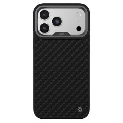 Apple iPhone 17 Pro Case M-safe Charging Enabled O-Ring Kajsa Carbon Fiber Series Cover - 1