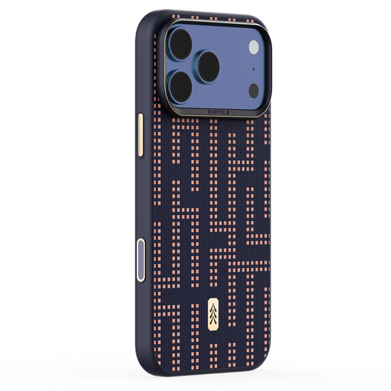Apple iPhone 17 Pro Case M-safe Charging Enabled Raptic Aramid Dual Grid Series Cover - 3