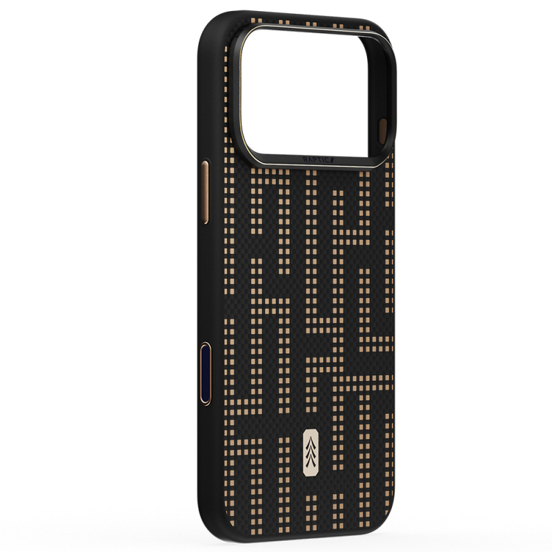 Apple iPhone 17 Pro Case M-safe Charging Enabled Raptic Aramid Dual Grid Series Cover - 16