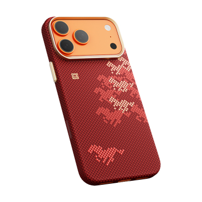 Apple iPhone 17 Pro Case M-safe Charging Enabled Raptic Aramid Skin Chivalry Series Cover - 5
