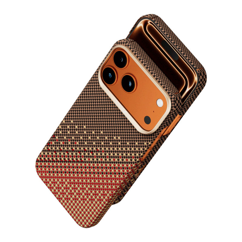 Apple iPhone 17 Pro Case M-safe Charging Enabled Raptic Aramid Skin Serenity Series Cover - 6