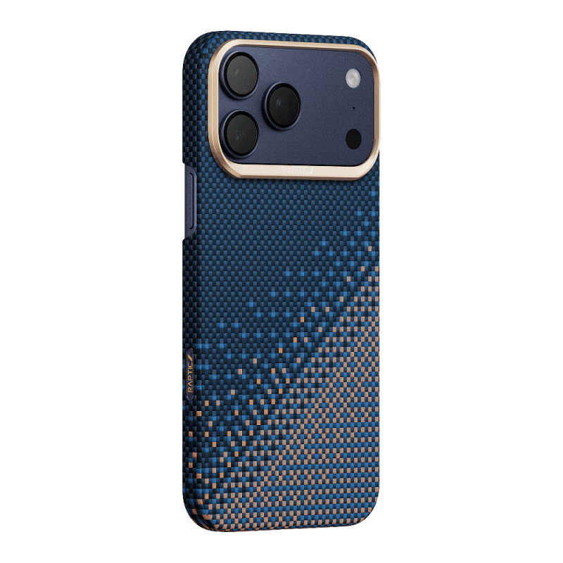 Apple iPhone 17 Pro Case M-safe Charging Enabled Raptic Aramid Skin Serenity Series Cover - 22