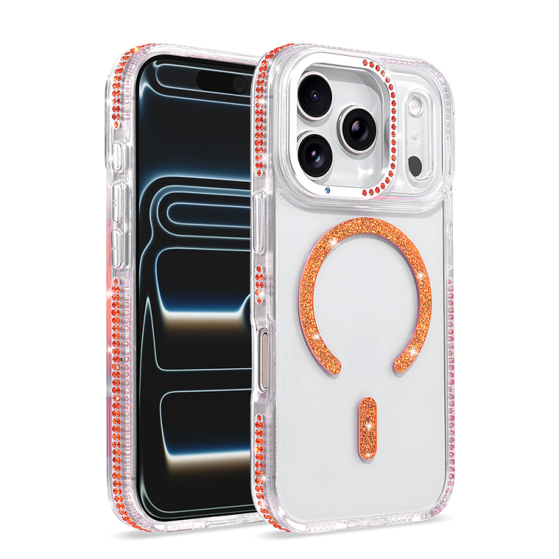 Apple iPhone 17 Pro Case M-safe Charging Enabled Zore Tera Silicone Cover - 1