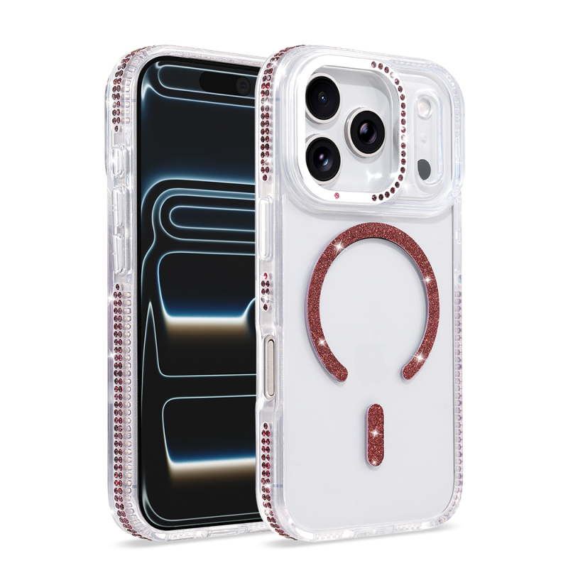 Apple iPhone 17 Pro Case M-safe Charging Enabled Zore Tera Silicone Cover - 3