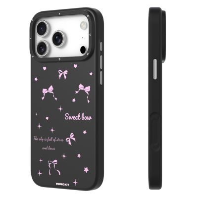 Apple iPhone 17 Pro Case M-Safe Charging Feature Airbag Dual Layer Youngkit Sweathart Series Cover - 10