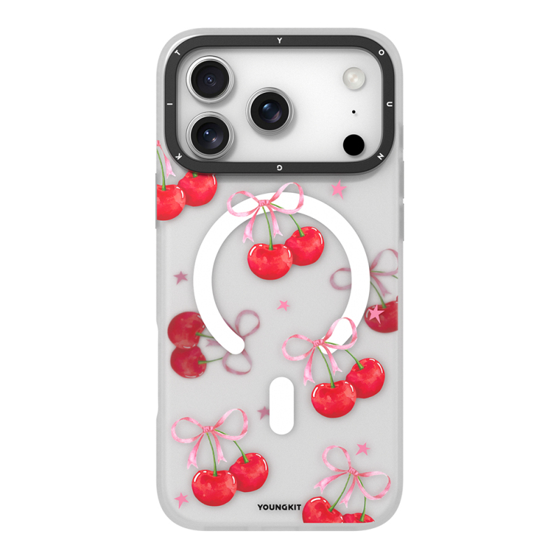 Apple iPhone 17 Pro Case M-Safe Charging Feature Airbag Dual Layer Youngkit Sweathart Series Cover - 2