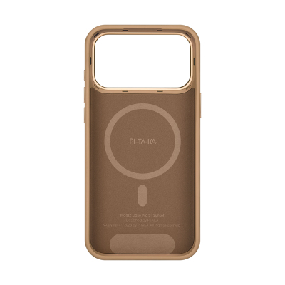 Apple iPhone 17 Pro Case M-safe Charging Feature Aramid Fiber Pitaka Military-Grade Sunset-Moonrise Series Sunset Cover - 4