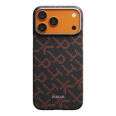 Apple iPhone 17 Pro Case M-safe Charging Feature Aramid Fiber Pitaka Tactile Woven Monogram Series Cover - 5