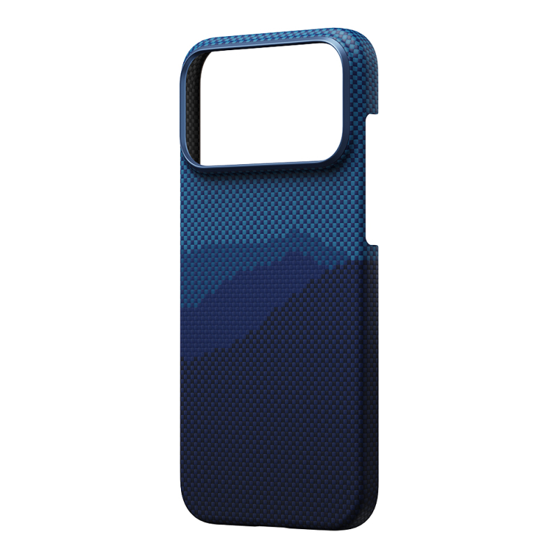 Apple iPhone 17 Pro Case M-safe Charging Feature Aramid Fiber Pitaka Tactile Woven Starpeak Series Over The Horizon Cover - 5