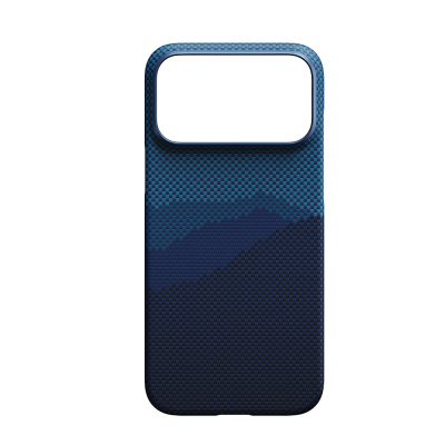 Apple iPhone 17 Pro Case M-safe Charging Feature Aramid Fiber Pitaka Tactile Woven Starpeak Series Over The Horizon Cover - 4
