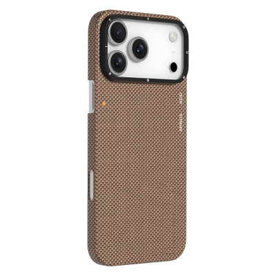 Apple iPhone 17 Pro Case M-safe Charging Feature Aramid Fiber Youngkit 1500D Kevlar Extreme Wing Titanium-Gold Series Cover - 4