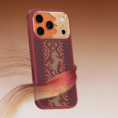 Apple iPhone 17 Pro Case M-safe Charging Feature Carbon Fiber Design Benks Knight ArmorPro Kevlar Cover - 8