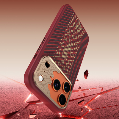 Apple iPhone 17 Pro Case M-safe Charging Feature Carbon Fiber Design Benks Knight ArmorPro Kevlar Cover - 12