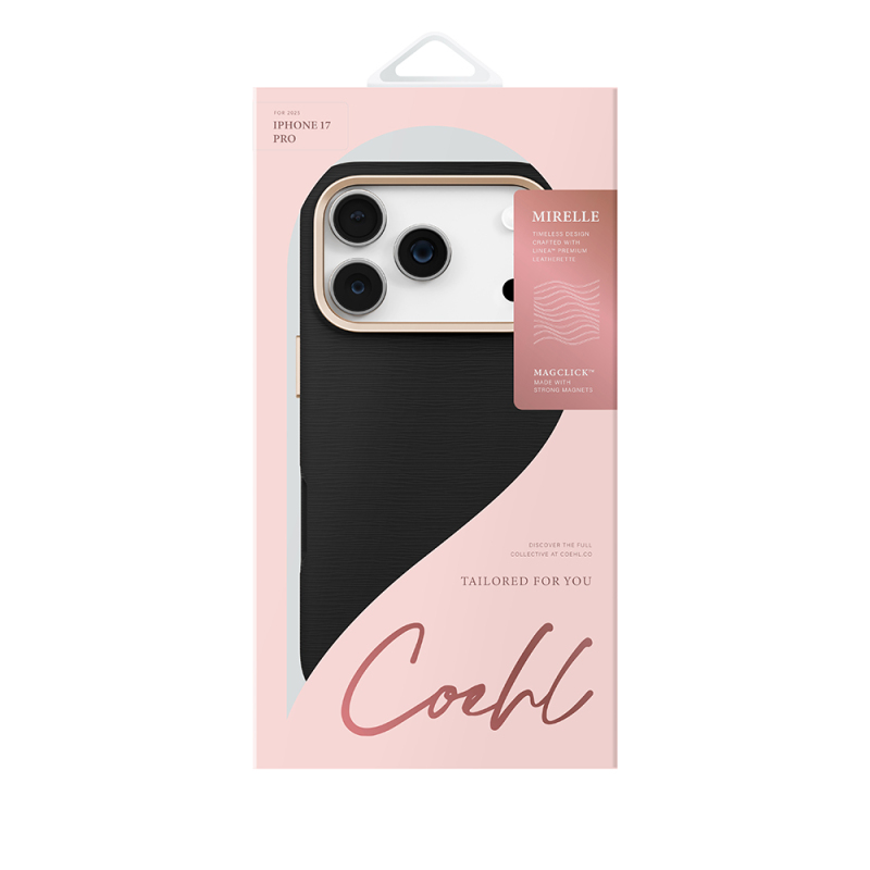 Apple iPhone 17 Pro Case M-safe Charging Feature Coehl Mirelle Strap Cover - 13