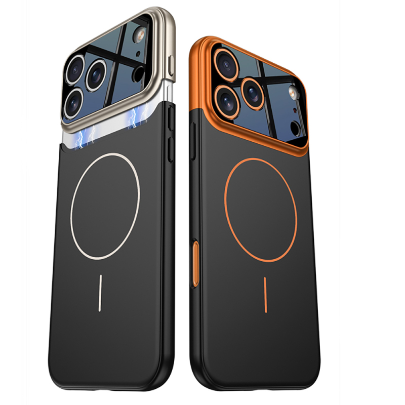 Apple iPhone 17 Pro Case M-safe Charging Feature Double-Piece Zore Napoli Cover - 12