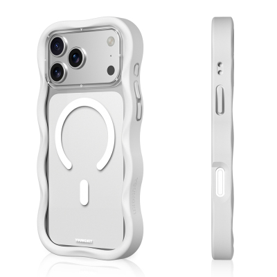 Apple iPhone 17 Pro Case M-safe Charging Feature Youngkit Wave Clear Series Cover - 11