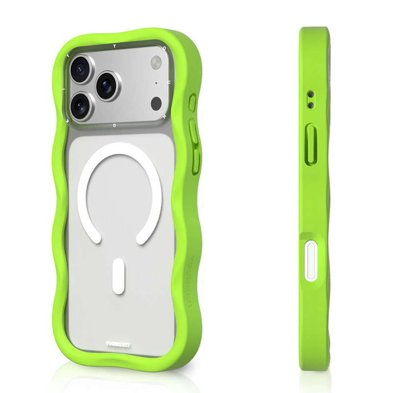 Apple iPhone 17 Pro Case M-safe Charging Feature Youngkit Wave Matte Series Cover - 7