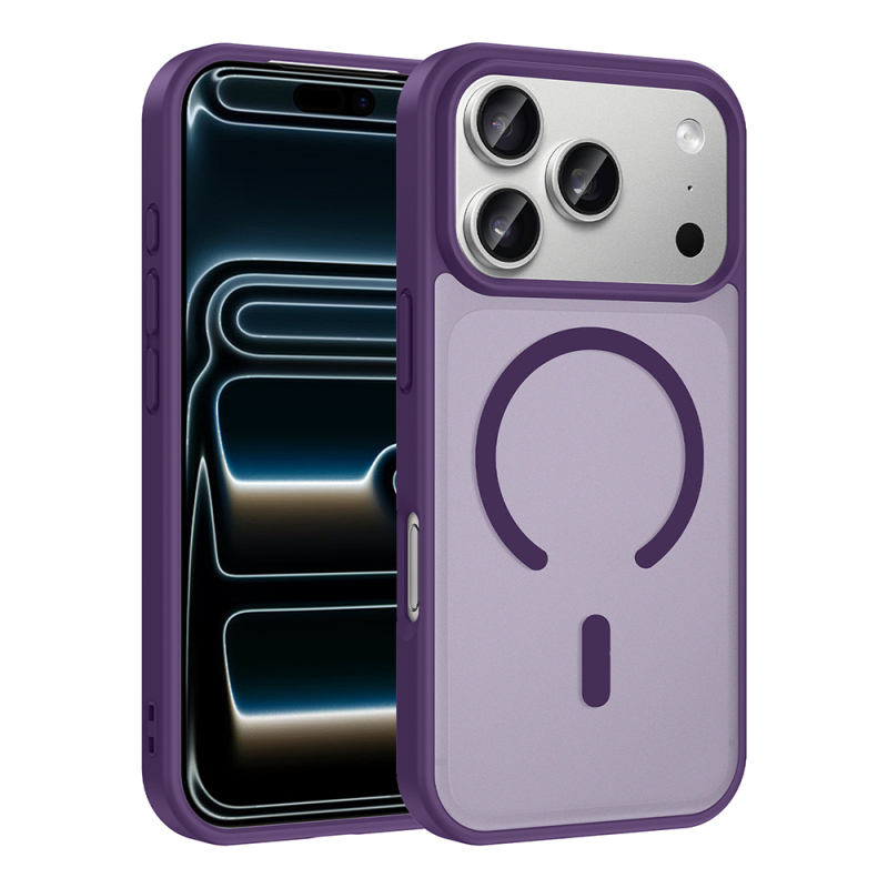 Apple iPhone 17 Pro Case M-safe Charging Feature Zore Ballet Flat Cover - 2