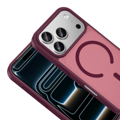 Apple iPhone 17 Pro Case M-safe Charging Feature Zore Ballet Flat Cover - 24