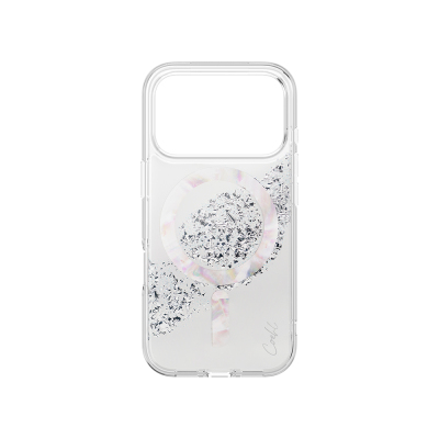 Apple iPhone 17 Pro Case M-safe Charging Shiny Crystal Patterned Coehl Crystelle Cover - 3